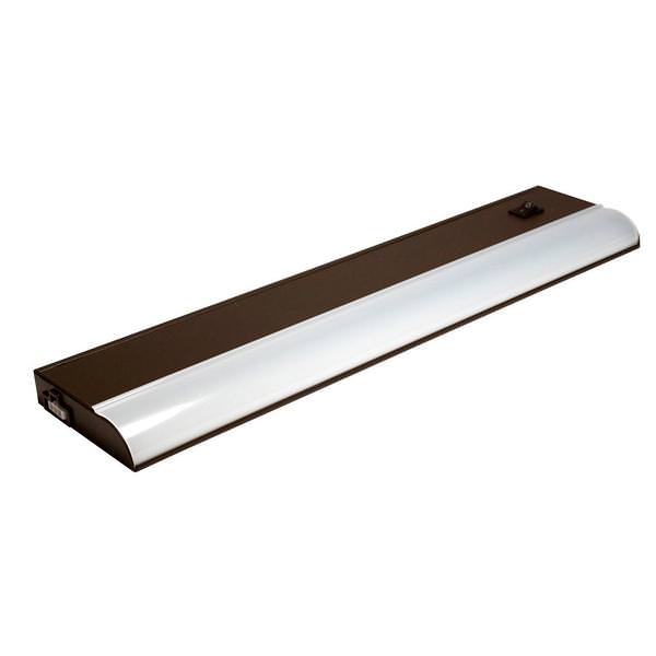 Dark Bronze 16.5" 6 watt 3000K Hardwire or Plug-In Dimmable LED Under Cabinet Light Fixture